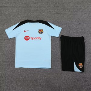 2024/2025 Barcelona Pre-match Training White Shirt+Shorts 1:1 Thai Quality