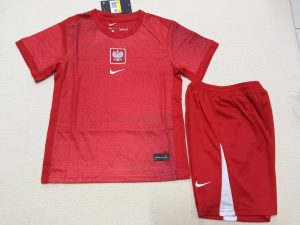 2024 Kids Size Poland Away Football Shirt 1:1 Thai Quality