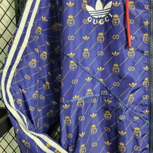 2023/2024 Real Madrid Windbreaker Gucci Collaboration Purple Jersey