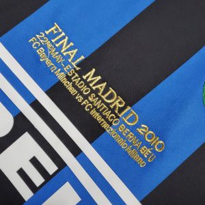 2009/2010 Retro Internazionale Milan Home UEFA Champions League Edition Football Jersey 1:1 Thai Quality