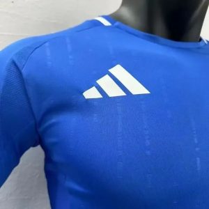 2024 Long Sleeve Player Version Italy Home Football Shirt 1:1 Thai Quality