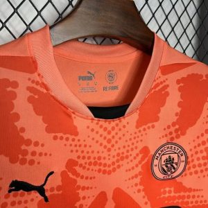 2024/2025 Manchester City Goalkeeper Orange Football Shirt 1:1 Thai Quality