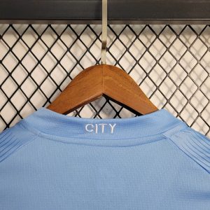 2023/2024 Long Sleeve Manchester City Home Football Shirt 1:1 Thai Quality