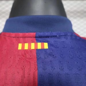 2024/2025 Long Sleeve Player Version Barcelona Home Jersey 1:1 Thai Quality