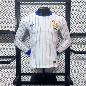 2024 Long Sleeve Player Version France Away Football Shirt 1:1 Thai Quality