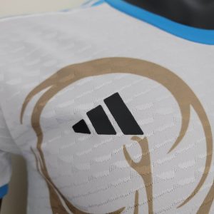 2022 Player Version Argentina National Team Hercules Cup Commemorative Edition White Jersey