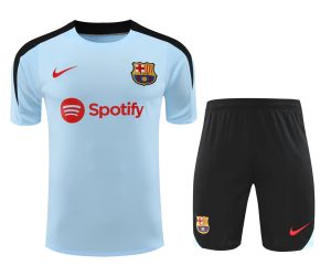 2024/2025 Barcelona Pre-match Training White Shirt+Shorts 1:1 Thai Quality