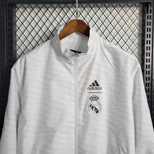 2023/2024 Real Madrid Reversible Windbreaker White