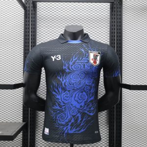 2024 Player Version Japan Special Edition Y-3 Blue Cloud Football Jersey