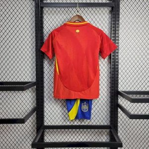 2024 Kids Size Spain Home Football Shirt 1:1 Thai Quality