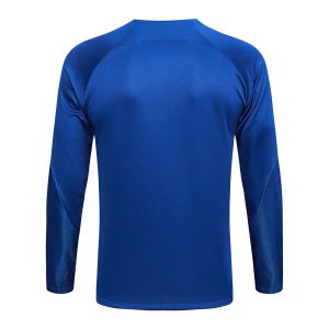 2023/2024 Internazionale Milan Half-Pull Training Suit Blue Football Jersey 1:1 Thai Quality Set