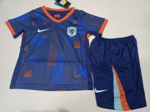 2024 Kids Size Netherlands National Team Away Football Shirt 1:1 Thai Quality