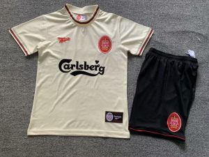 1996/1997 Retro Kids Size Liverpool Away Football Shirt 1:1 Thai Quality