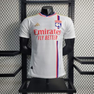 2023/2024 Player Version Lyon Home Football Shirt