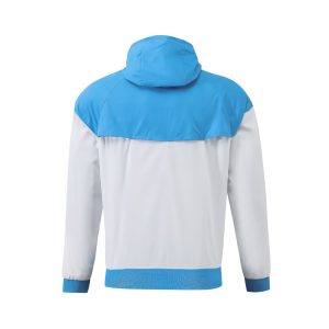 Retro Manchester City Windbreaker Blue Jersey