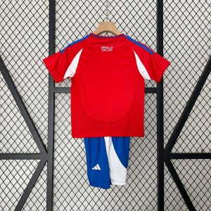 2024 Kids Size Chile National Team Home Football Shirt 1:1 Thai Quality