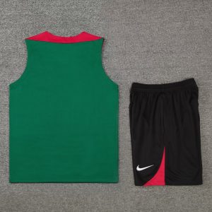 2024/2025 Liverpool Pre-match Training Green Jersey+Shorts  1:1 Thai Quality