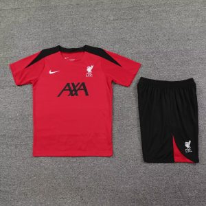 2024/2025 Liverpool Pre-match Training Red Shirt+Shorts  1:1 Thai Quality