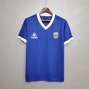 1986 Retro Argentina National Team Away Jersey