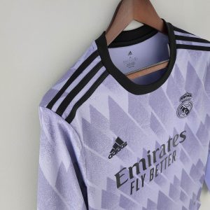 2022/2023 Long Sleeve Real Madrid Away Jersey