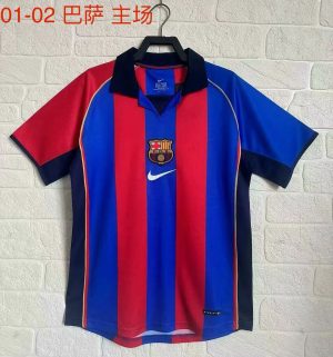 2001/2002 Retro Barcelona Home Football Shirt 1:1 Thai Quality