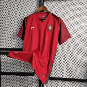 2016 FIFA World Cup  Portugal Home Football Shirt