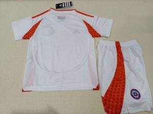 2024 Kids Size Chile National Team Away  Football Shirt 1:1 Thai Quality