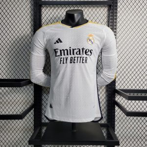 2023/2024 Player Version Long Sleeve Real Madrid Home