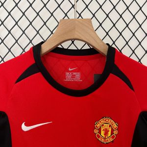 2002/2004 Retro Kids Size Manchester United Home Football Shirt 1:1 Thai Quality