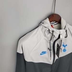 2021/2022 Tottenham Jersey Windbreaker Black-Grey