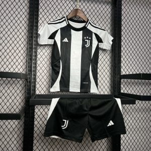 2024/2025 Kids Size Juventus Home Soccer Jersey 1:1 Thai Quality