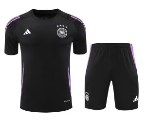 2024 Germany pre-match training Black Shirt+Shorts 1:1 Thai Quality