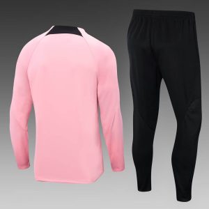 2022/2023 Psg Paris Saint-Germain Half-Pull Training Suit Pink