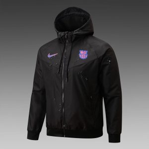 2024/2025 Barcelona Windbreaker Black Jersey 1:1 Thai Quality