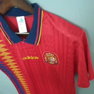 1994 Retro Spain Home Soccer Shirt 1:1 Thai Quality