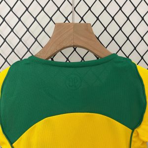 2004 Retro Kids Size Brazil Home Soccer Jersey