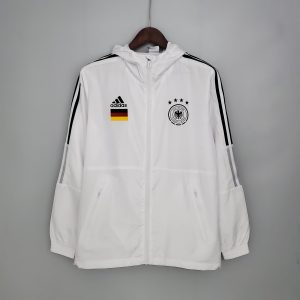 2021 Windbreaker Soccer Jersey Germany White