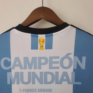 2022 Argentina Home Champion Commemorative Edition Jersey