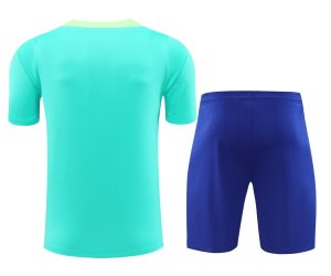 2024 Brazil pre-match training Light Blue Shirt+Shorts 1:1 Thai Quality