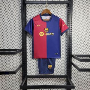 2024/2025 Kids Size Barcelona Home Football Shirt 1:1 Thai Quality