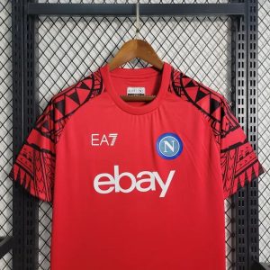 2023/2024 Napoli Training Wear Red Soccer Jersey 1:1 Thai Quality