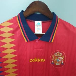 1994 Retro Spain Home Soccer Shirt 1:1 Thai Quality