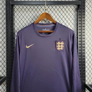 2024 Long Sleeve England Away Soccer Jersey