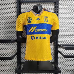 2023/2024  Player Version Tigres Home Football Shirt 1:1 Thai Quality