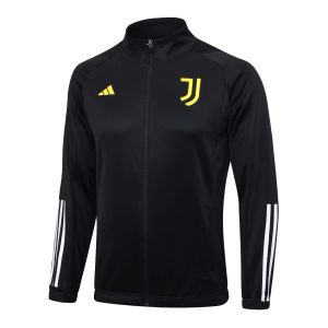 2023/2024 Juventus Long Zipped Jacket Black Soccer Jersey 1:1 Thai Quality