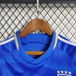 2023 Italy Home Soccer Shirt Kids Size