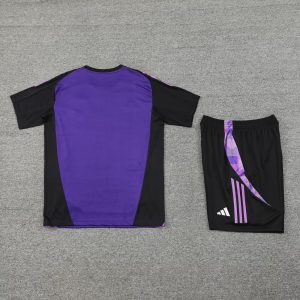 2024 Germany pre-match training Purple Shirt+Shorts 1:1 Thai Quality