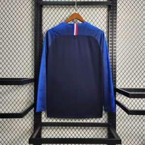 2018 Retro Long Sleeve FIFA World Cup France Home Football Shirt