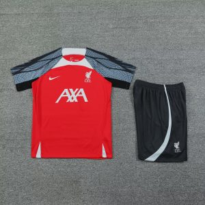 2024/2025 Liverpool Pre-match Training Red Shirt+Shorts  1:1 Thai Quality