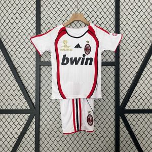 2006/2007 Retro Kids Size AC Milan Away Soccer Jersey 1:1 Thai Quality